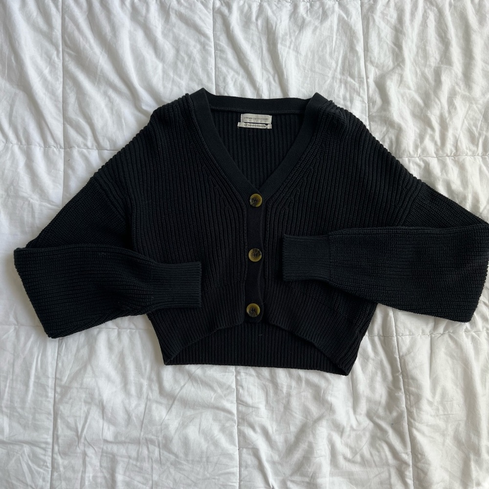 Cropped knit urban outfitters sweater